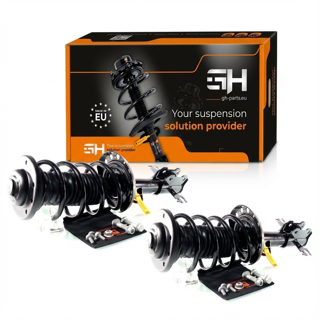 2x Complete Struts Assembly Front for Saab 9-3 09.2002- 1.8 Sport