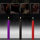 3Pcs Low Temperature Candle Romantic Passion Play Sex Candles for Couple UK