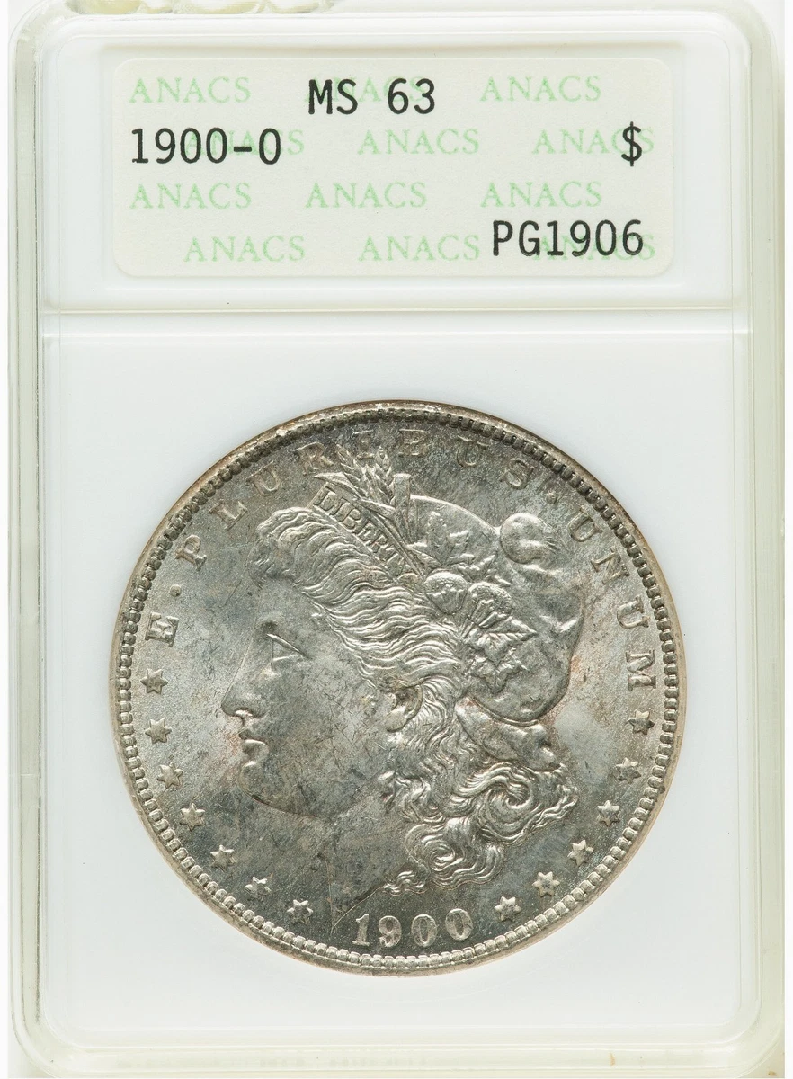 MS 63 Graded 1900 Year Morgan US Dollars (1878-1921) for sale | eBay