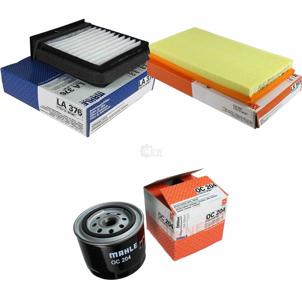 Mahle / Knecht Innenraumfilter LA 376 Luftfilter LX 503 ÖLfilter OC 204-image