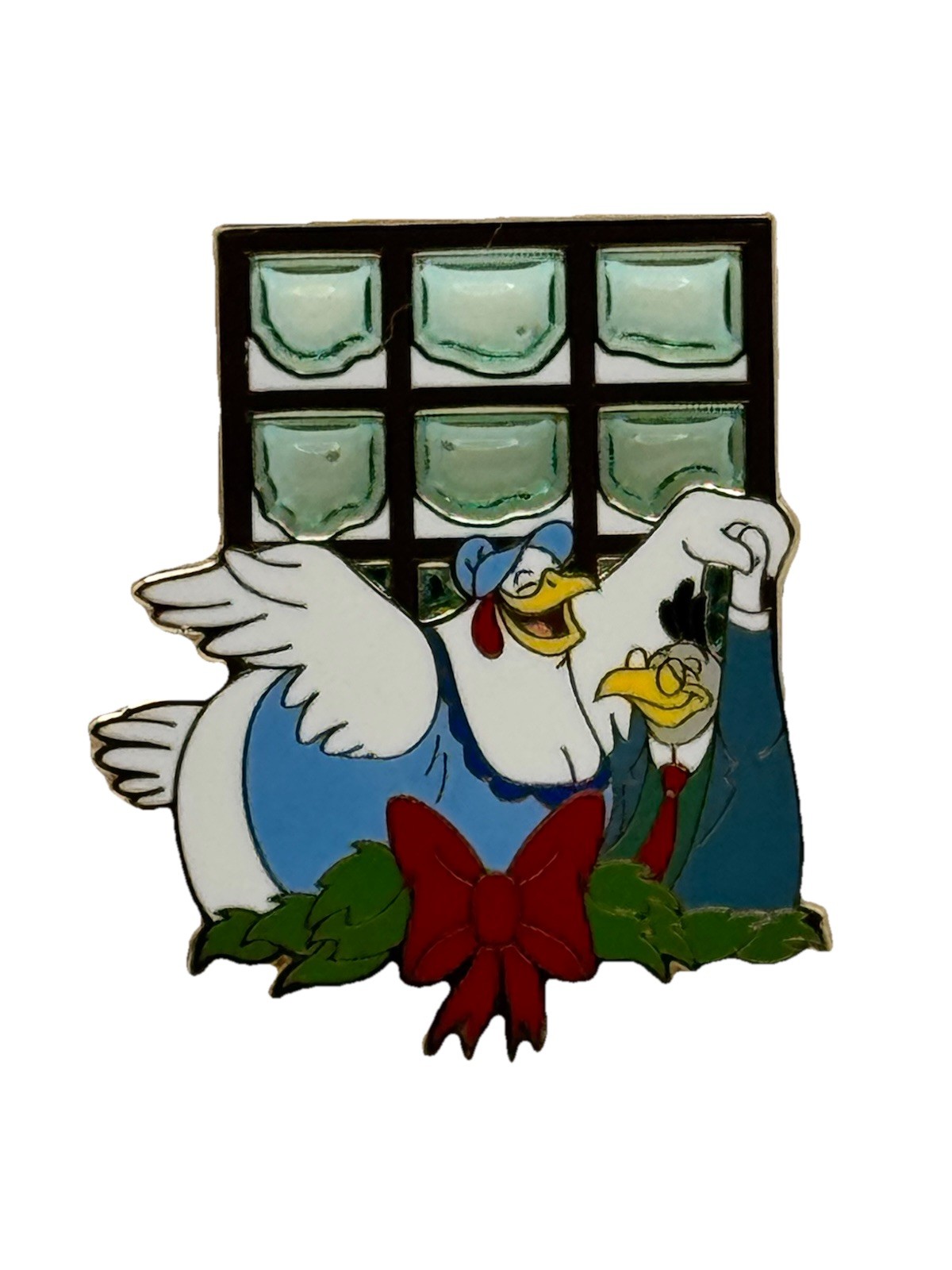 Disney Store Mickey’s Christmas Carol Advent Pin 2024 Holiday Chickens LE 3300