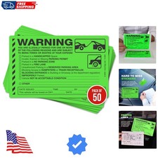Parking Violation Stickers For Enforcement of Illegal Parking Infractions / V...