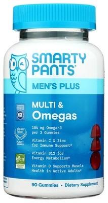 Men's Multivitamin Gummies Omega 3 DHA EPA Methylfolate Vitamins for Adult