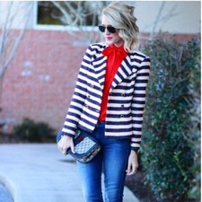 Cabi Cruise Stripe blazer jacket 5094