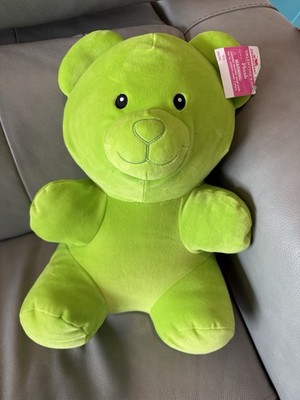 Valentine s Day Green Gummy Bear Plush 16''  by Way To Celebrate Tag Bent