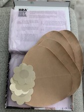 Brassy Bra Boob Tape With Nipple Covers 2 Pack Size DD - DDDD Vanilla Color