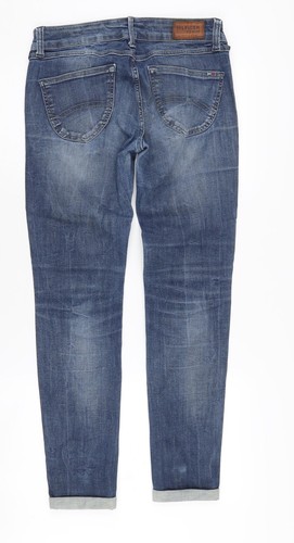 Jeans donna Hilfiger denim blu dritto taglia 28 - Foto 2 di 12