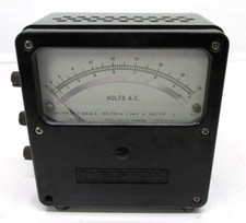 Weston 433 AC Volt Meter, PARTS ONLY, BR.