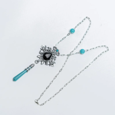 FINAL FANTASY FFXIV_SilverPendant_AzemsCryst ネックレス　二つまとめ売り XVI キーホルダー・アクリルキーホルダー