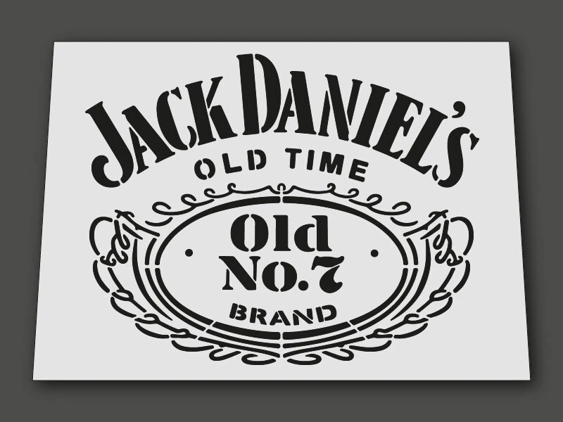 Jack Daniels Logo Stencil