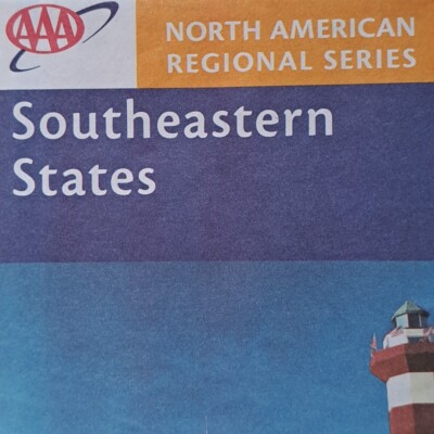 SOUTHEASTERN STATES Map Travel Road AAA 521604 2005 CLEAN COPY GOOD CONDITION
