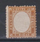 Italy Kingdom 1862 - New SG - Saxon No.1