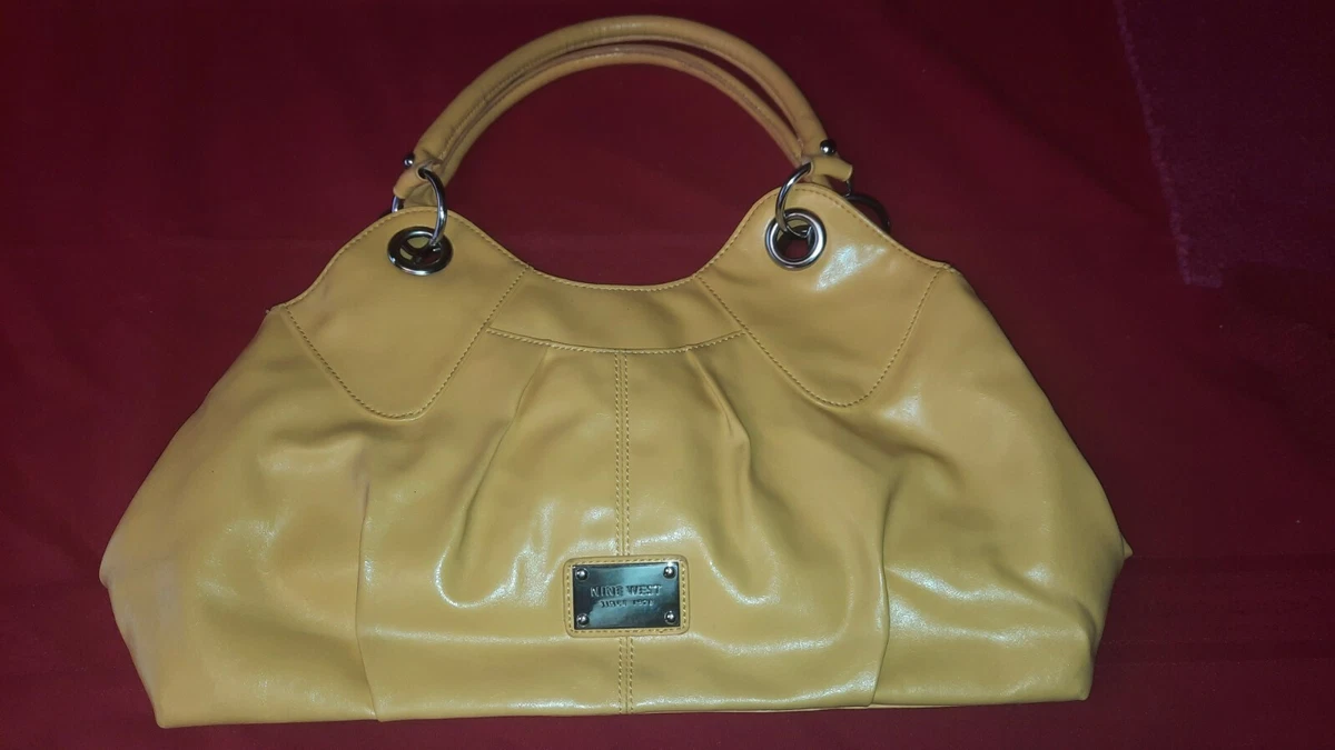 Nine west yellow purse sale