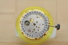Miyota 8215 automatic movement 3H date gold color *Direct Replacement of DG2813