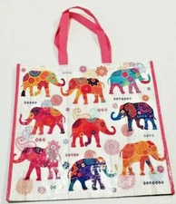 EXTRA LARGE ELEPHANTS 🐘 NWT 100% REUSABLE HOMEGOODS~SHOPPING~TOTE~GIFT~BAG