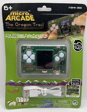 New Micro Arcade OREGON TRAIL Smallest Fully Functional Pocket Sized. FREE SHIP