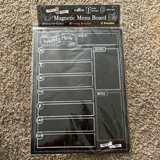 Magnetic Dry Erase Menu Board for Refrigerator