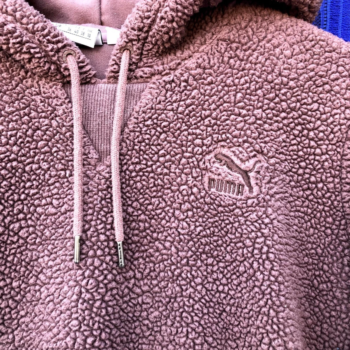 Puma Downtown Pullover Sherpa Hoodie eBay