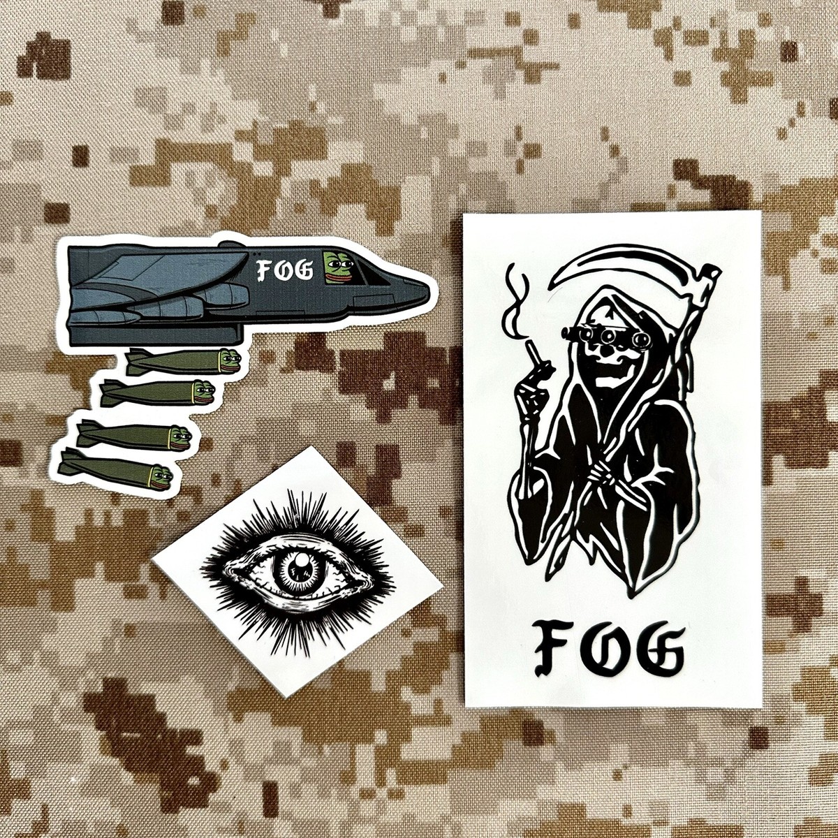 Forward Observations Group FOG Pano Repaer PePe Sticker Slap