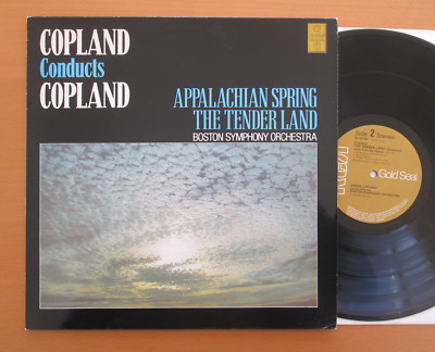 GL42705 Copland Conducts Copland Appalachian Spring Tender Land RCA Stereo NM/EX