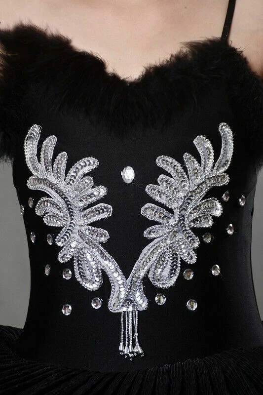 Tutu Dress Skirt Dancewear Unitard Leotard Ballerina New Women's Lake Ballet - Image 2 of 4