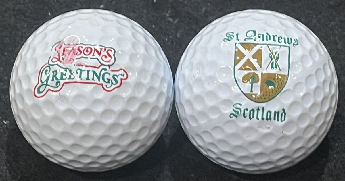 【未使用品】PING GOLFBALL merry Christmas PING Karsten 