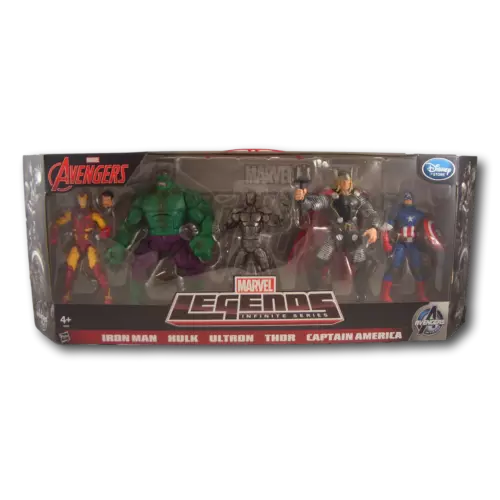 Marvel Legends Infinite Avengers Iron Man Hulk Ultron Thor Capitán América