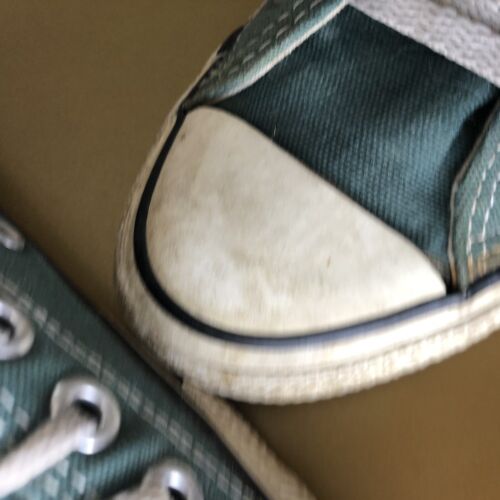 Converse anni 80 made in USA rare vintage tela verde Chuck Taylor US5 UK4 EU38 - Foto 15 di 18
