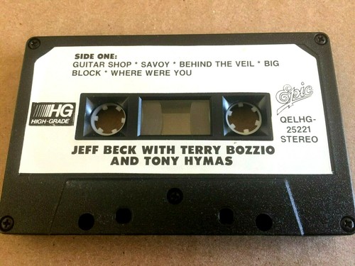 Jeff Beck with Terry Bozzio & Tony Hymas - Guitar Shop 1989 Album Cassette - Picture 4 of 7
