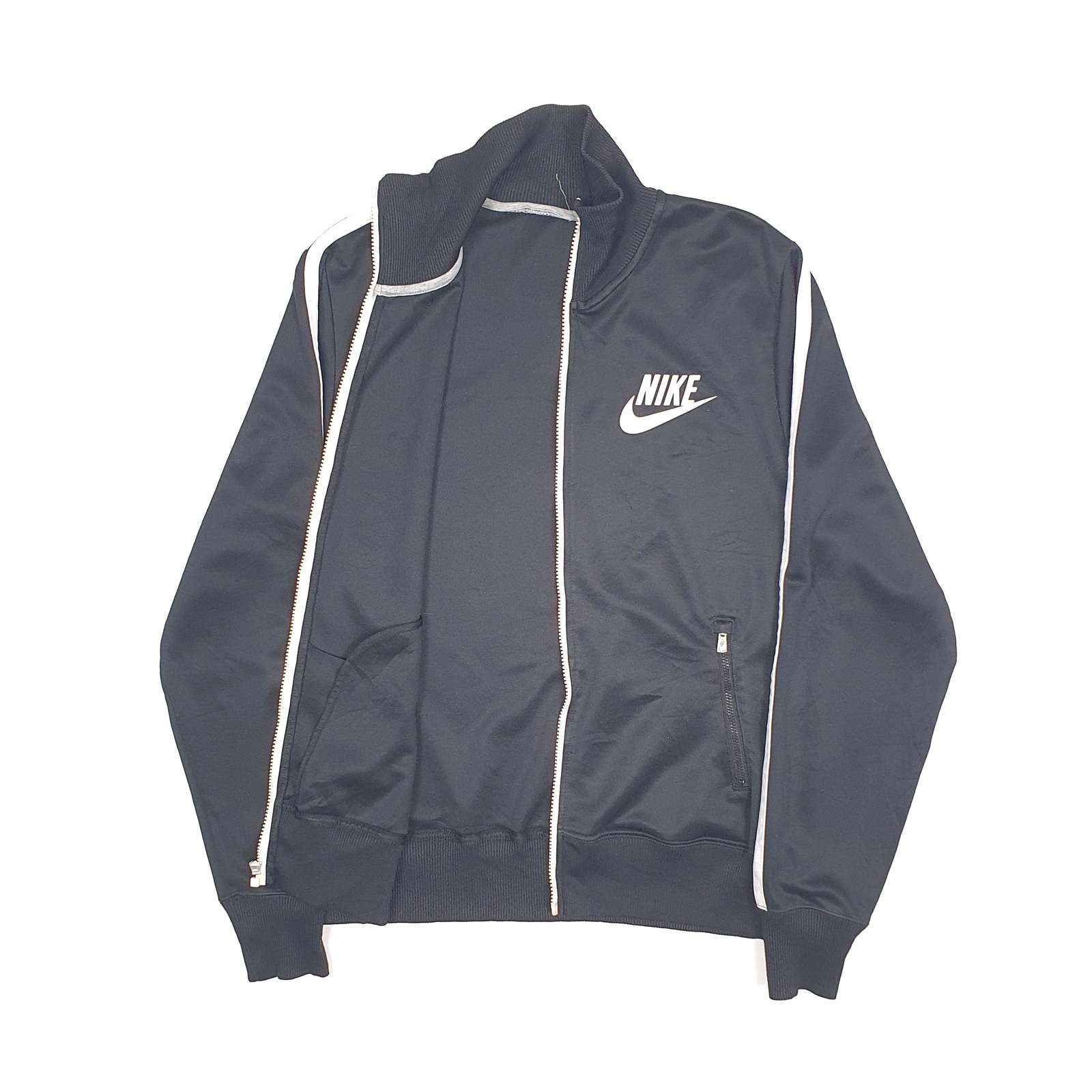 NIKE Full Zip Polyester Jumper Sweatshirt Mens M image 2