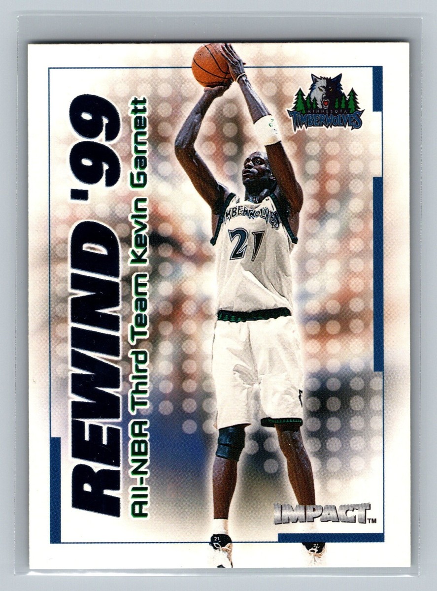 Kevin Garnett 1999-00 SkyBox Impact REWIND 99 25 RN Basketball NBA