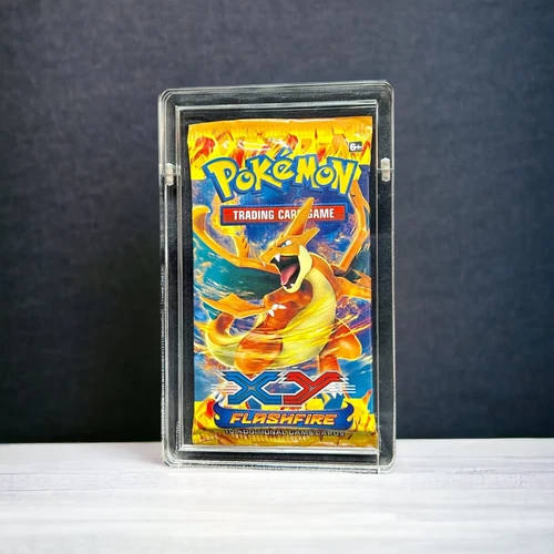? Magnetic Top Clear Acrylic Booster Pack Case Protector: Pokemon, YuGiOh, FAB