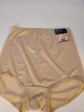 Bali 2633 Skimp Skamp Brief Panty SIZE 6 Medium Gold Shimmery