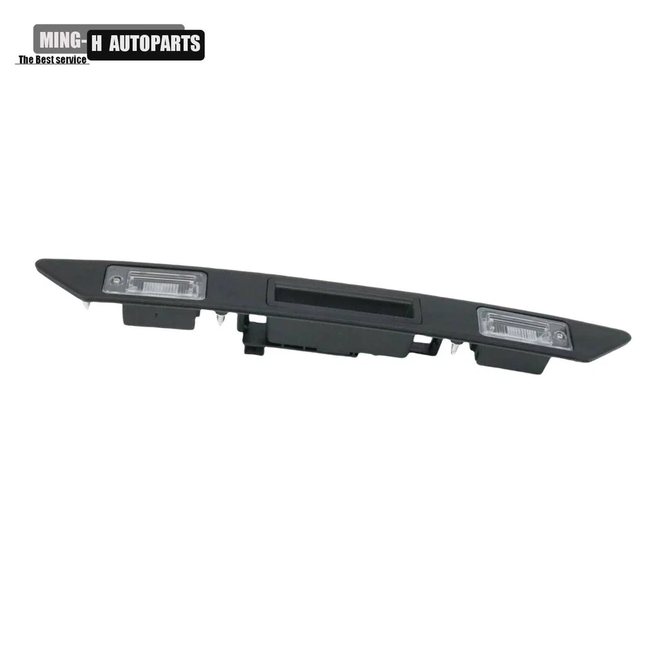 Conjunto de moldura de luz de matrícula de empuñadura de maletero para Audi A3 A4 A6 Q7 8P48275743FZ Foto 2 de 4