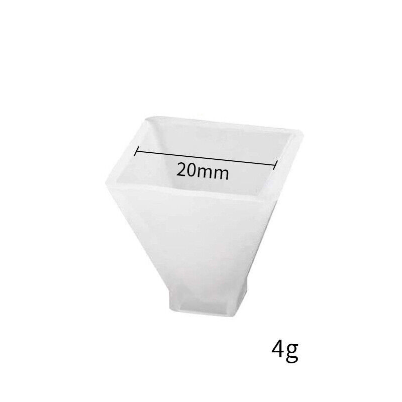 Pyramid Silicone Mold Epoxy Resin Jewelry Making Mould Pendant Craft DIY Supply