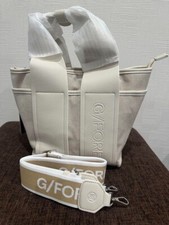 New G/FORE Strap Tote Bag Cream Color Golf Shoulder Bag 2way G Fore from Japan