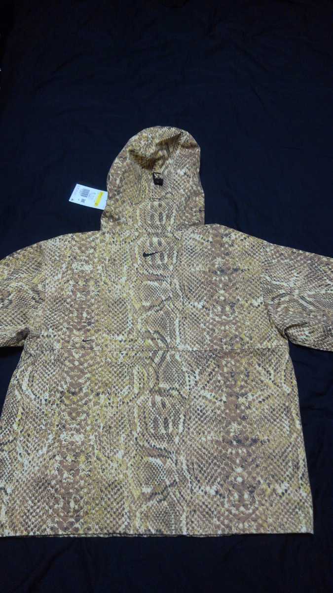 With sticker Supreme NIKE ACG Denim Pullover Gold Snakeskin With sticker Supreme NIKE ACG Denim Pullover Gold Snakeskin