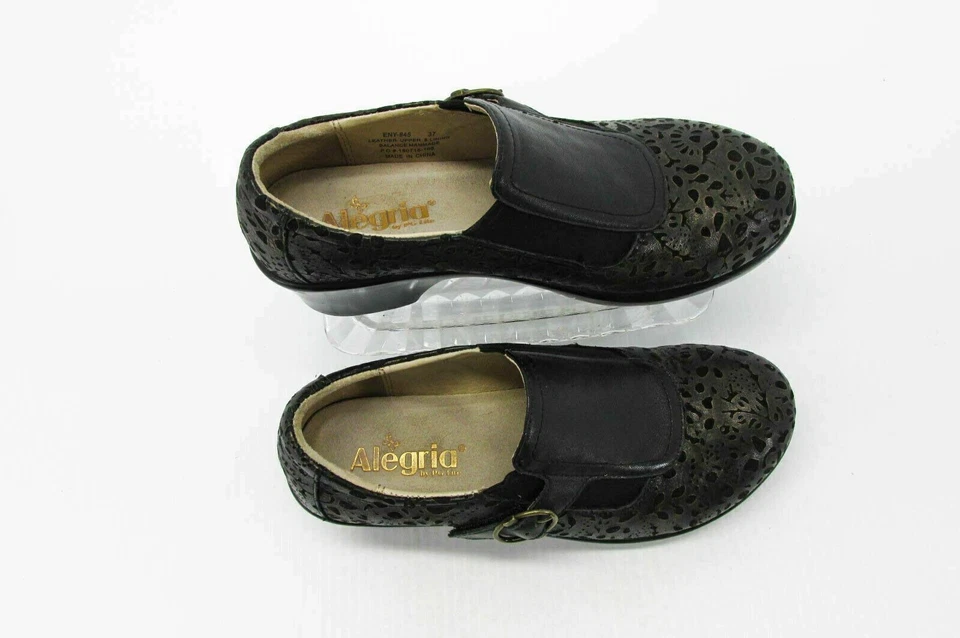 Zapatos Alegria Mujer Enyah Treasure Talla 6.5 EUR 37 Carrera Cuña Usados qp Foto 2 de 4