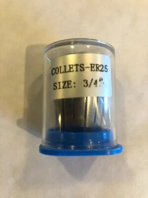 RMCS NEW 3/4" INCH ER25 COLLET .0002" ACCURACY ! NEW-IN-BOX - ALWAYS $2.00 SHIPPING