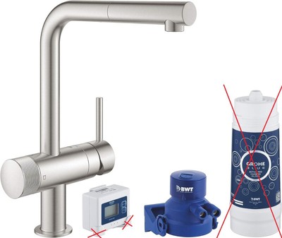 GROHE Blue Pure Minta Starter Kit - Supersteel (30382DC0) online  