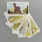 VTG 1940 LIEBIG TRADE CARDS Historic Tuscany ITALY Castles COMPLETE FRENCH SET — photo 1
