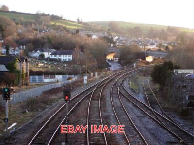 FOTO TOTNES EISENBAHNLINIEN ABENDSONNE DIE BÖGEN IN DER BRÜCKE DIE L