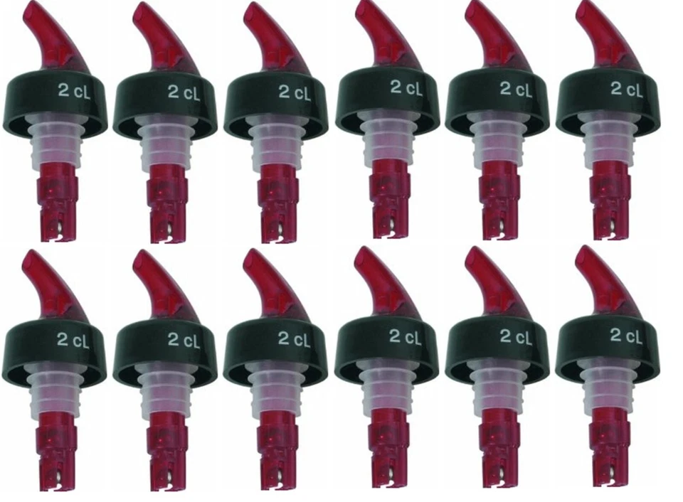 Spirituosen-Dosierer 2 cl 12 Stück Schnapsdosierer Spirituosendosierer Ausgießer