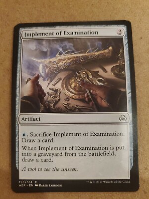 Implement of Examination (156) Aether Revolt Mtg AER Magic