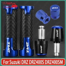 3PCS Handle Grips Handle Bar End Cap Tire Valve For Suzuki DRZ DRZ400S DRZ400SM