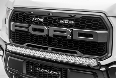 ZROADZ Z415651-KIT 6'' LED Light Bars Slim OEM Grille Kit for 17-21 F150 Raptor