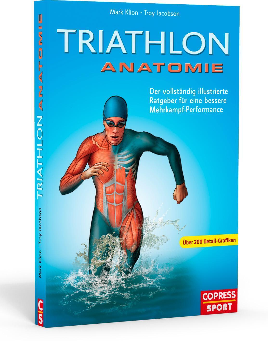 Thumbnail - Triathlon Anatomie | Mark Klion (u. A.) | Taschenbuch | 208 S. |