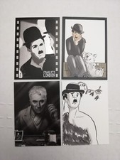 CHARLIE CHAPLIN trading cards | Charlie's London | sketch card and foil card