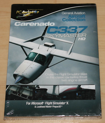 Carenado C337 Skymaster HD for Flight Simulator X (PC, DVD-Box) NOS