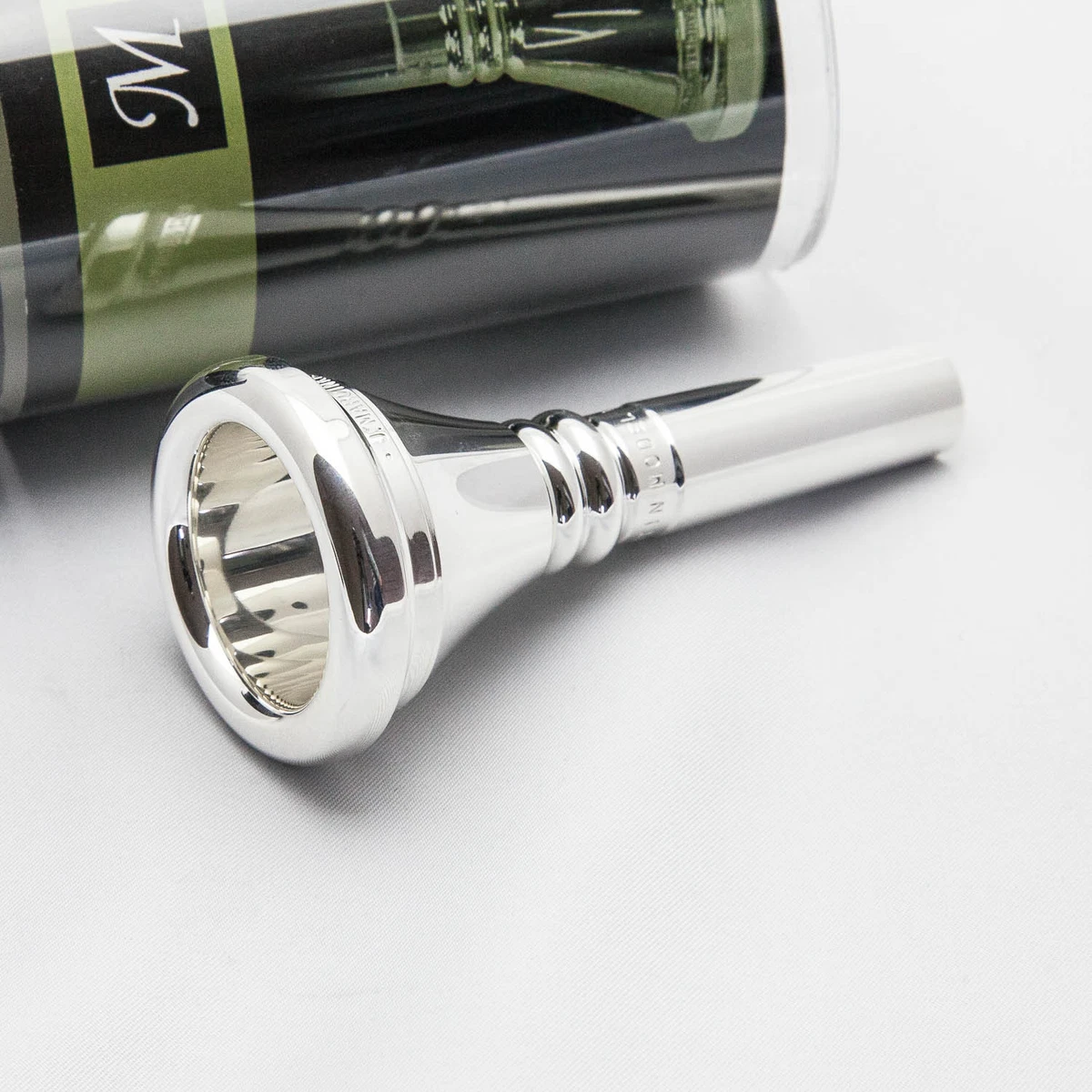 Genuine Marcinkiewicz 5F Large Shank Silver Trombone Mouthpiece
